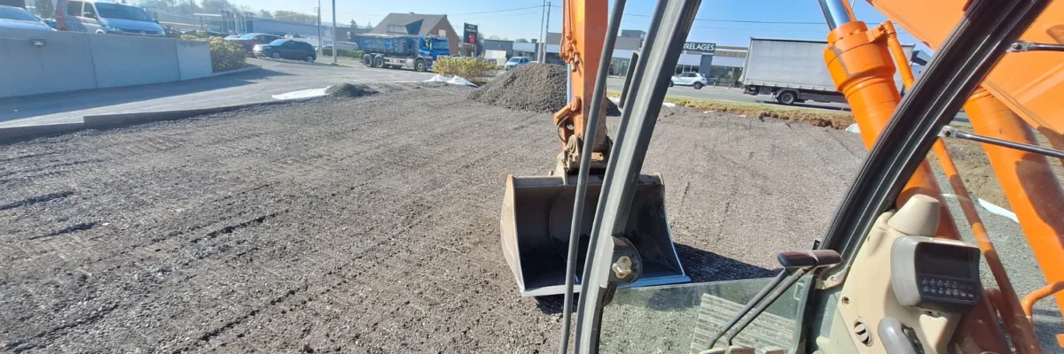 Chantier de construction VP Terrassement à Andenne